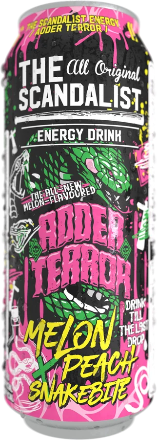 Банка The Scandalist Energy Drink Adder Terror, 450 мл